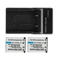 thumbnail image 1 of Camera Battery Charger, ABS Black Mini Camera Battery Charger Portable Compact  for Work, 1 of 7