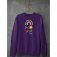 thumbnail image 3 of Simple Message Collection B. Sweatshirt Women -Victoria Barnes Designs, Female XX-Large, 3 of 4