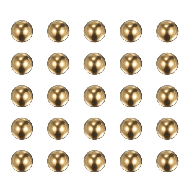 Unique Bargains Boules de Roulement en Laiton Massif de Précision 5mm pour Roulements Valves Décoration Lot de 80