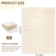 thumbnail image 6 of 5x7 Area Rug, Yamaziot Soft Washable Living Room Rugs, Modern Bedroom Accent Rug Decor Carpet, Solid Beige, 6 of 9