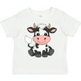 thumbnail image 3 of Inktastic Cute Black and White Holstein Cow Boys or Girls Toddler T-Shirt, 3 of 5