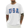 thumbnail image 1 of Birdeem Chemises pour Hommes Imprimé Col Rond Mode Décontractée Manches Courtes Blouses, 1 of 1
