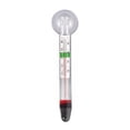 thumbnail image 1 of Fish Tank Thermometer, High Precision Glass Aquarium Thermometer with Sucker, Easy-To-Read Scales for Water Temperature, Essential Accessory for Aquatic and Reptile Environments 1 Thermometer, 1 of 7