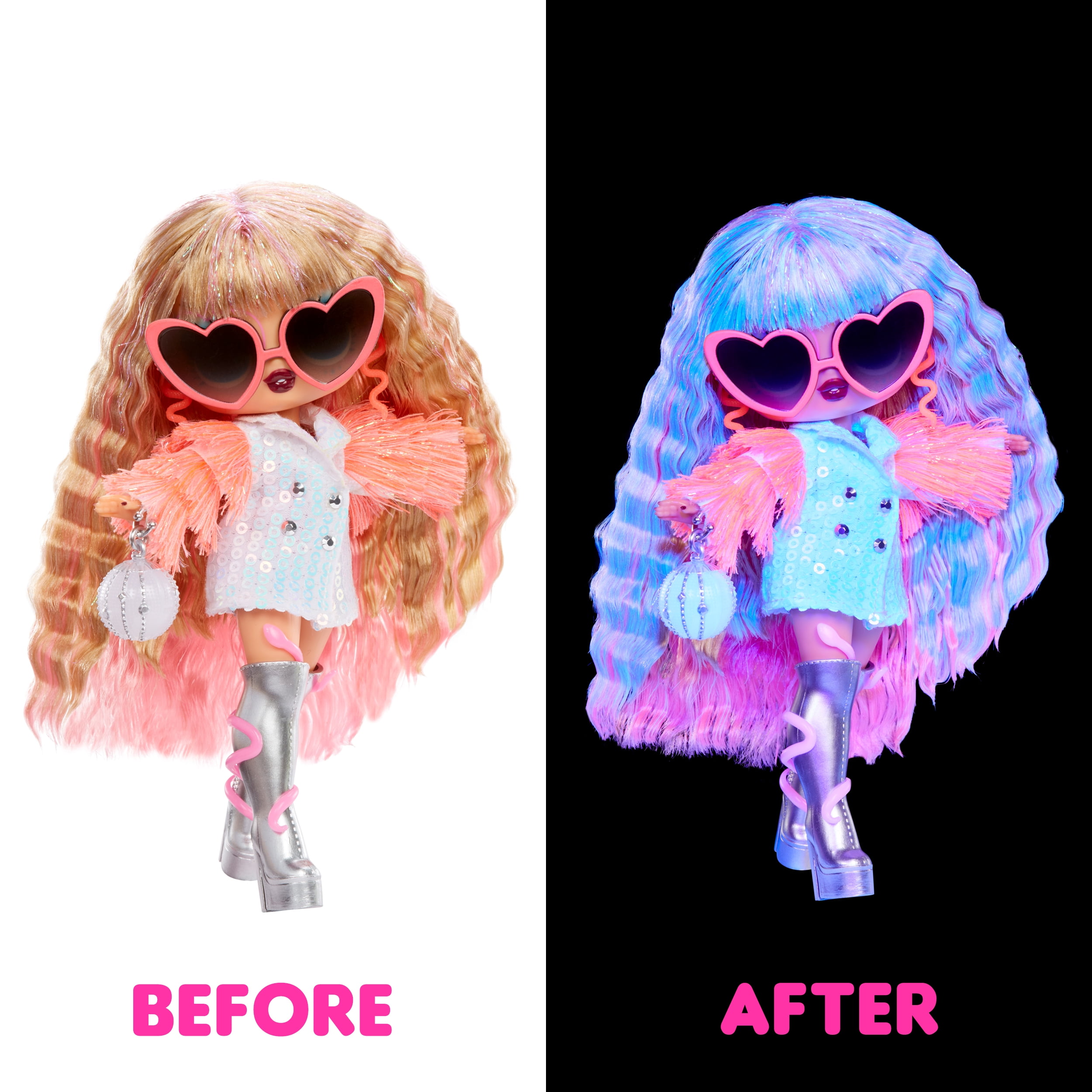LOL Surprise Tween Neon Pop Stars Fashion Doll, Thea Stars, for Kids Ages 4+, 12 Inch