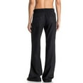 thumbnail image 4 of Pantalones palazzo anchos con cordón de lino suave para mujer: color liso, cintura ajustable, corte fluido para uso informal/viajes, mezcla de lino transpirable, 4 of 8