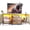 Brown, variant on Dresser with Power Outlets & LED Lights Dresser for Bedroom with 2 Drawers TV Stand with Open Storage Shelves,Black