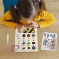 thumbnail image 3 of Tableau d'Activités LED Montessori Coloré Jouet Switch LED pour Enfants Garçons Filles Vacances, 3 of 9