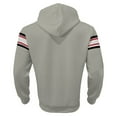 thumbnail image 3 of MELDVDIB Mens Color Block Hoodies Jacquard Knit Long Sleeve Pullover Hooded Sweatshirt Tops with Front Pocket for Daily Wear Casual Outings, 3 of 6