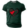 thumbnail image 3 of Pisexur T Shirts for Man , T-Shirt à Col Rond Imprimé Décontracté pour Hommes, Manches Courtes, Vert Armée, TG, Chandails de Golf pour Hommes et Chemises pour Hommes, 3 of 3