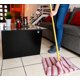thumbnail image 3 of Jergas Multiusos 140 x 47 cm Extra Grande + Bono 3 clip para bolsas – Pack 6 Trapos de Cocina Reusables – Ideal para Trapear, Limpiar Piso, Baño y Cocina – Jerga Tradicional Mexicana, 3 of 11
