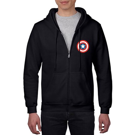 Captain America Unisex Cotton Hoodies, Pullovers and Full Zips, Moisture Wicking and Breathable, Sizes M-2XL