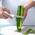 thumbnail image 3 of Stainless Steel Peeler for Kitchen Use with Ergonomic ABS Handle and Removable Blade 6.89 in, 3 of 6