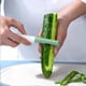 thumbnail image 4 of Pelador de frutas y verduras de acero inoxidable | Cuchillo de cocina portátil para preparar comida para bebés | Mango ergonómico y hoja extraíble | Fácil de limpiar, 4 of 6