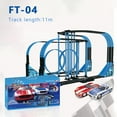 thumbnail image 4 of Ensemble de Piste de Course Jouet 1:64 Piste de Course Électrique Double Télécommande Voiture Fente Jouet pour Enfants Cadeau de Noël, 4 of 4
