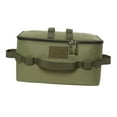 thumbnail image 1 of Bolsa de almacenamiento universal para acampar al aire libre con asas de transporte, gran capacidad, reutilizable. Verde, 1 of 7