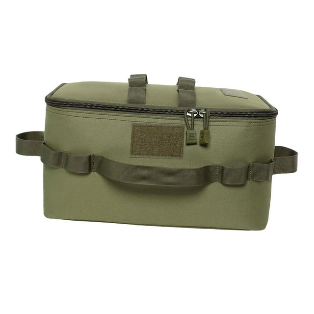 LOVIVER Sac de Rangement de Camping Extérieur Polyvalent Pliable Lavable avec Poignées de Transport Vert