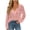 Pink10, variant on Summer Tops for Women 2026 Solid Wrap V Neck Tie String Floral Sheer Lace Blouse, Ruffled Elastic Collar Long Puff Sleeve Hollow Out See Through Top Blouses for Women Dressy Casual