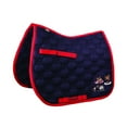 thumbnail image 1 of Thelwell Collection Practice Makes Perfect Quilted Apple Shape Horse Saddle Cover, 1 of 1
