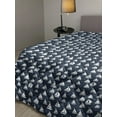 thumbnail image 2 of Dog Down Alternative Comforter, Monochrome Pattern of Puppy Under Upside down Umbrella in Rainy Weather, Microfiber Quilt for All Season, 5 Sizes, Pale Olive Green and White, by Ambesonne, 2 of 3