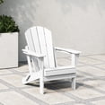 thumbnail image 1 of Westintrends Chaise Adirondack Pliante d'Extérieur en HDPE, Siège de Patio, Résistante aux Intempéries, Blanc, 1 of 15
