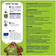 Nix Ultra Superlice Treatment, All-in-One Shampoo, 4 fl oz & Lice Removal Comb