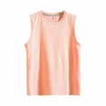 thumbnail image 1 of Aayomet Débardeur Graphique en Coton pour Hommes Sans Manches Col Rond Imprimé Style Raglan (Rose, TG), 1 of 4