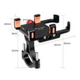 thumbnail image 3 of DEEMOUNT Aluminum Alloy Bike Phone Holder Bracket Phone Mount 360° Rotation for Bike Motorcycle Handlebar, 3 of 7