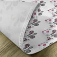 thumbnail image 5 of Ambesonne Paisley Place Mats Set of 4, Abstract Cultural Swirling, Standard Size, Black Grey and Pink, 5 of 6
