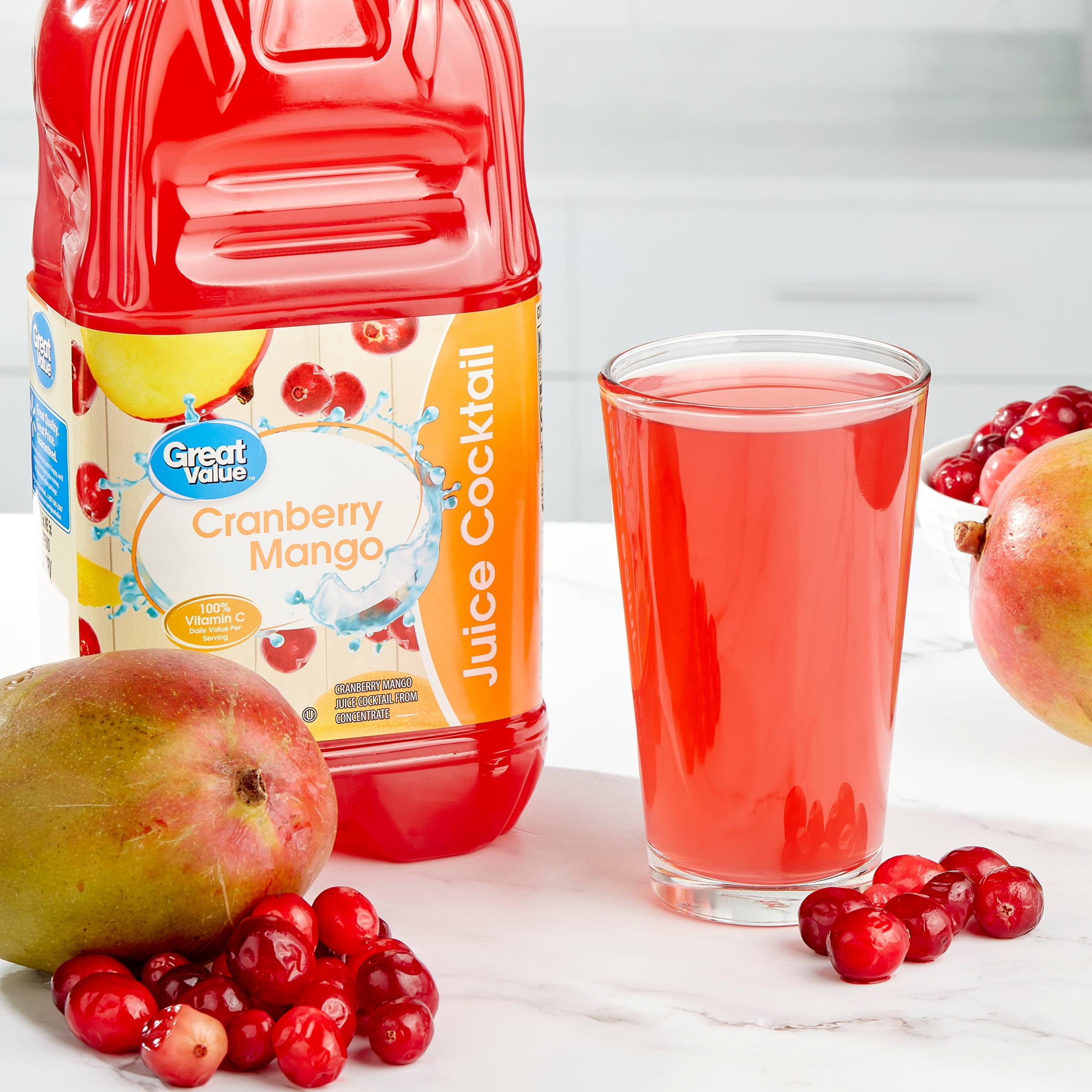 Great Value Cranberry Mango Juice Cocktail, 64 fl oz