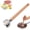 Wooden handle, variant on Stainless Steel Meat Chopper & Masher, Heavy Duty 6-Curve Blade Ground Beef Chopper with Wooden Handle, Heat Resistant Hamburger Smasher for Kitchen