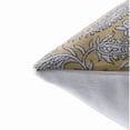 thumbnail image 2 of Fabdivine Unique Thick cotton White Pillow Cover with Block Prints, 24X24, Black Forest, 2 of 6