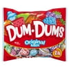 Dum Dums Original Mix Lollipop Suckers, Assorted Hard Party Candy, 16oz Bag