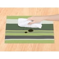 thumbnail image 3 of REGALWOVEN Morden Placemats Set of 6 Placemats for Dining Table Decor Indoor Outdoor Washable Kitchen Table Mat Wipe Clean Green 18*12in, 3 of 7
