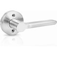 thumbnail image 1 of Passage Door Lever Keyless Reversible Heavy Duty Lock Interior Stain Nickel Door Handles for Hallway & Closet, 1 of 6