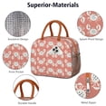 thumbnail image 4 of Lunch Bag Lunch Box for Women Reusable Insulated Lunch Bags,Water-Resistant Crab Design Poster Cooler Lunch Tote Bag, Large Capacity for Work Travel Picnic, 4 of 6