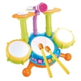 thumbnail image 2 of Instrumento musical de juguete tambor para niños con micrófono Hugo azul, 2 of 10