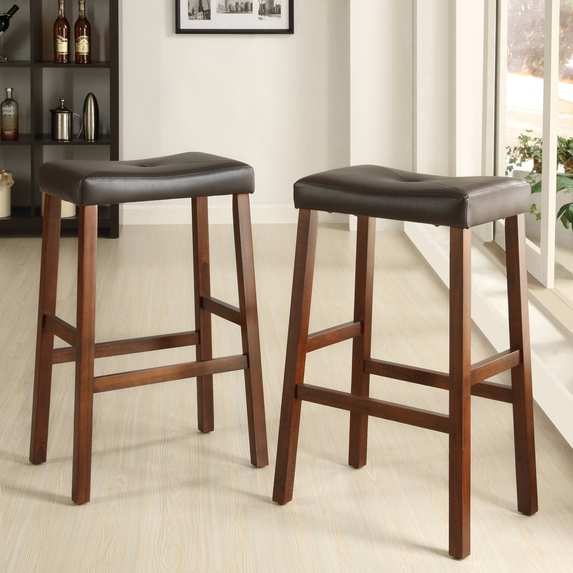Hahn Vinyl Cushion Saddle Stools 29 Set Of 2 Multiple Colors Hahn Vinyl Cushion Saddle Stools 29 Set Of 2 Multiple Colors