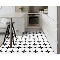 thumbnail image 4 of DEWOO 10 Sheet Peel and Stick Floor Tile, Vinyl Flooring, Waterproof DIY Flooring for Bathroom, Kitchen, Fireplace, Stairs, Bedrooms, Wall, Pantry Room 12"x 12", 4 of 5