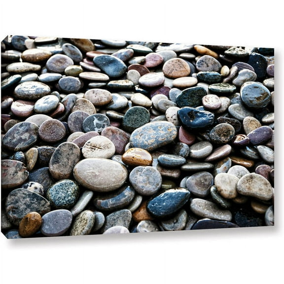 ArtWall Elena Ray "River Stones" Gallery-wrapped Canvas