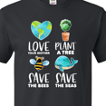 thumbnail image 4 of Inktastic Earth Day Plant a Tree Save the Bees Save the Seas Love Your Mother Earth T-Shirt, 4 of 5
