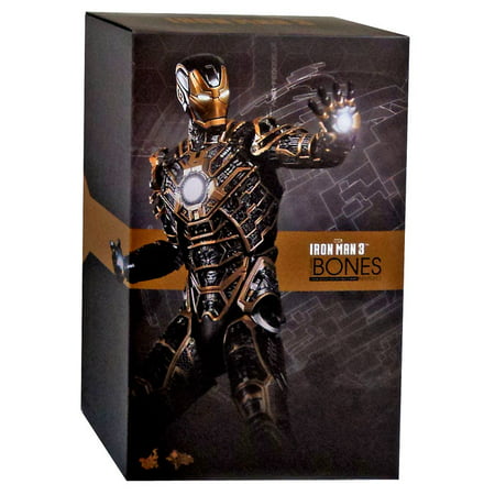 Iron Man 3 Movie Masterpiece Iron Man Mark 41 Bones 1/6 Collectible (Best Hot Toys Iron Man Figure)