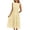 Yellow, variant on Timegard Summer Dresses for Women Striped Tank Maxi Dresses Sleeveless Patchwork Midi Dress Ruched Long Sundress