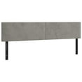 thumbnail image 3 of vidaXL Headboard Dark Gray 39.4"x2"x30.7"/34.6" Velvet, 3 of 77