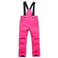 thumbnail image 1 of Pantalones de esquí para niños y niñas, ropa de nieve cálida para deportes al aire libre, pantalones de moda para niños, 1 of 6