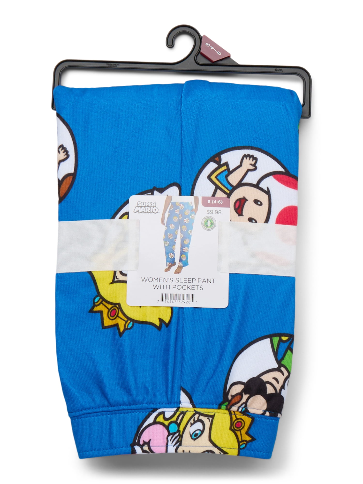 Nintendo Women’s and Women’s Plus Mario Print Sleep Pants, Sizes XS-3X