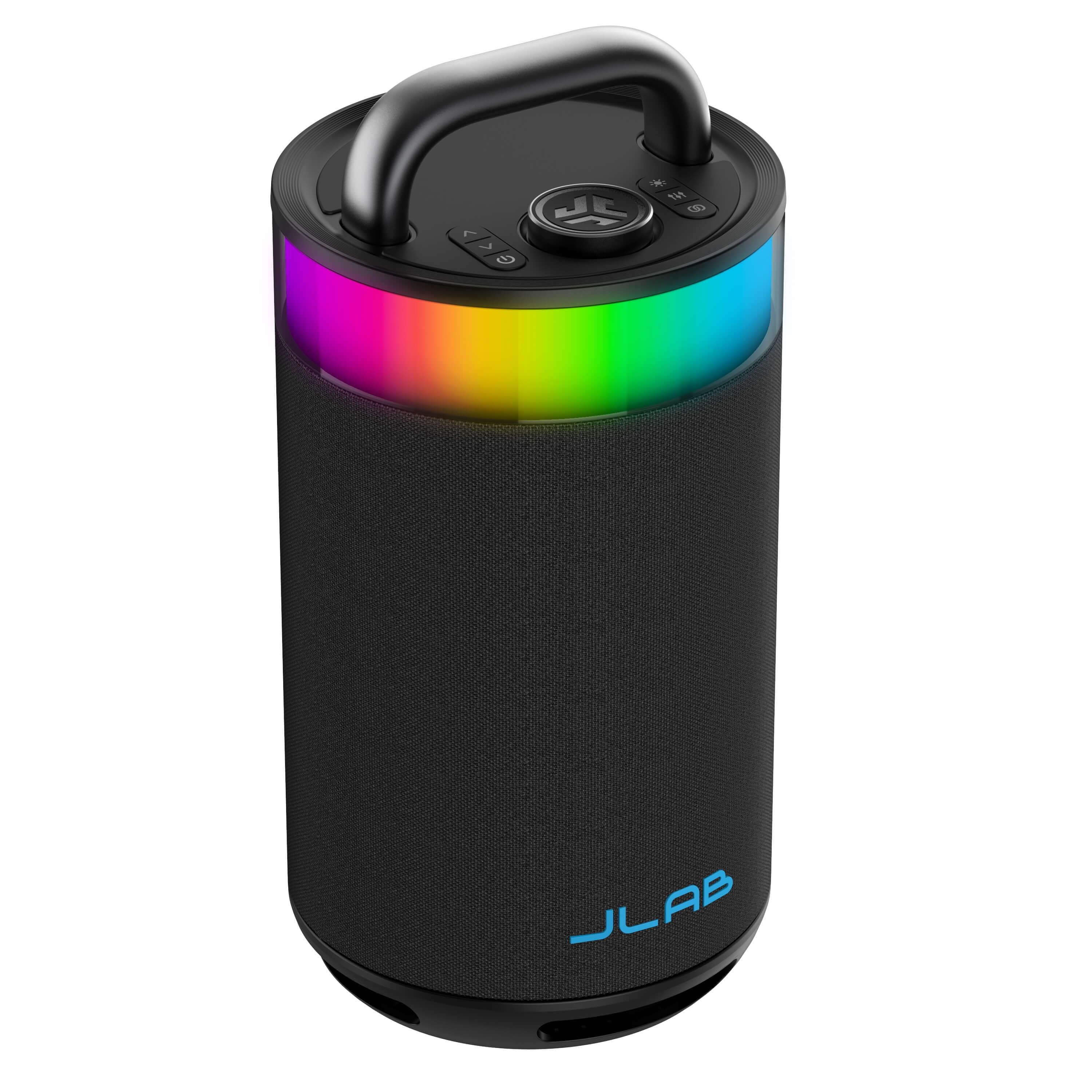 JLab Epic Party Portable Bluetooth Speaker, 100W, Built-in RGB Lights, Splashproof, Black