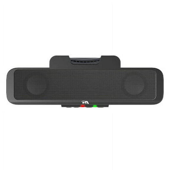 Cyber Acoustics Indoor USB 2.0 Channel 36" Sound Bar with Volume Control & LED Indicators, 2 Pack
