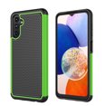 thumbnail image 1 of Pour Samsung Galaxy A14 5G Étui, Double Couche Protectrice Robuste Étui de Téléphone Cellulaire Antichoc Robuste avec Dos Texturé Antidérapant - Protection Militaire Pare-Chocs Robuste - 2023, 6.6 Pouces ( Noir ), 1 of 7