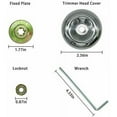 thumbnail image 2 of 8 pieces trimmer blade fixing kit metal trimmer blade lawn mower, 2 of 5