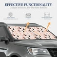 thumbnail image 5 of Yiaed White And Black Rabbit Print Car Front Windshield Sun Shade,Foldable Anti-UV Car Sunshade for Front Window for Most Vehicles-Large, 5 of 5